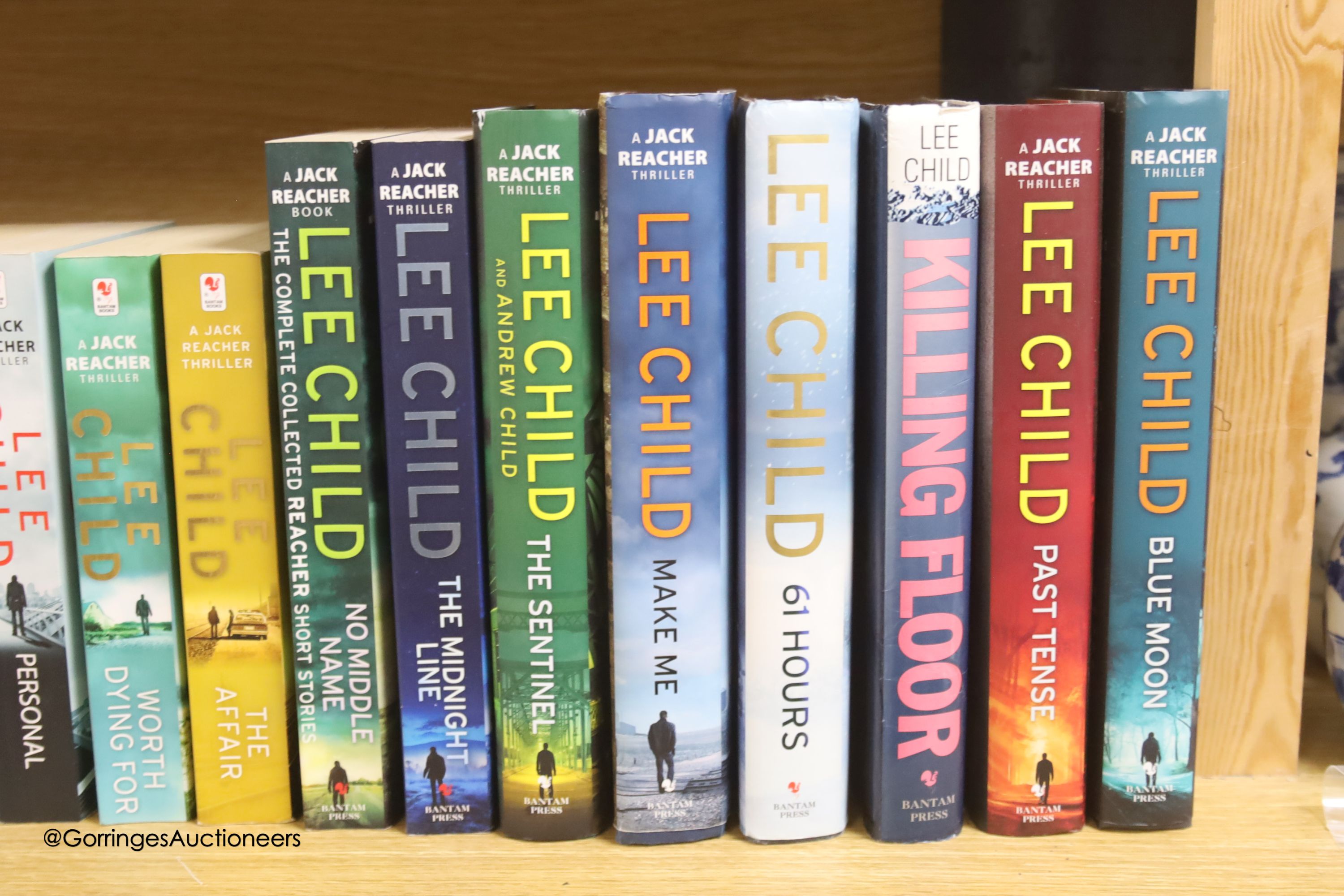 Twenty four Lee Child Jack Reacher novels including a first edition of the first book; Killing Floor